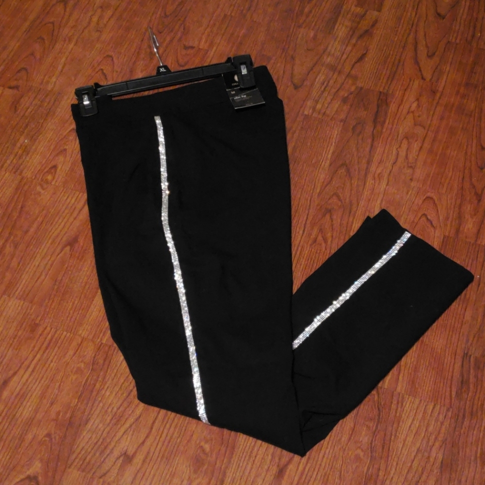BNWT Slim Leg Rhinestone Pants